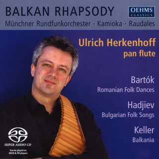 the album cover for Bartok/Keller/Hadjiev - Balkan Rhapsody