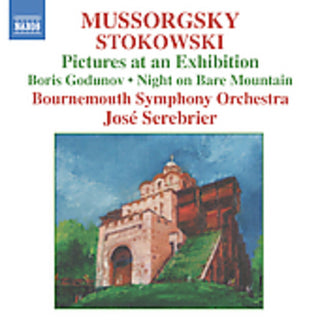the album cover for José Serebrier - Pictures at An Exhibition