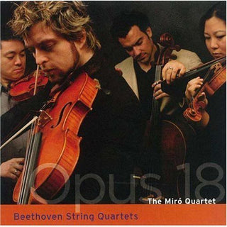 the album cover for L.V. Beethoven - Opus 18 Complete