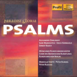 the album cover for Korngold/Bloch/Noam - Paradisi Gloria Psalms / Various