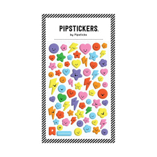 Cute Little Faces Puffy Stickers