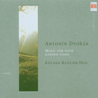 the album cover for A. DVORAK - Music for Piano Four Hands
