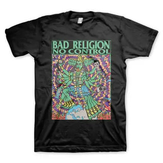 Bad Religion No Control Kozik T-Shirt, Black