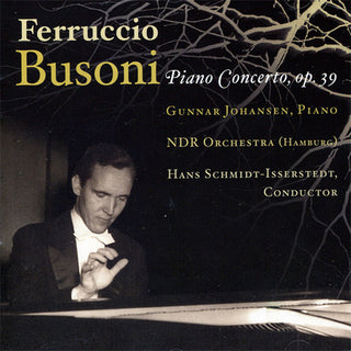 the album cover for Gunnar Johansen - Piano Concerto