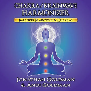 the album cover for Jonathan Goldman & Andi - Chakra / Brainwave Harmonizer