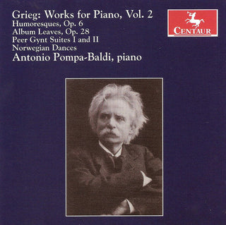 the album cover for Antonio Pompa-Baldi - Works for Piano 2