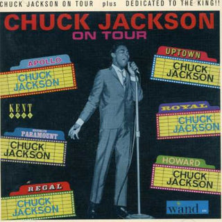 the album cover for Chuck Jackson - Dedicated To The King!/On Tour [Import]