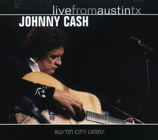 the album cover for Johnny Cash - Live from Austin TX