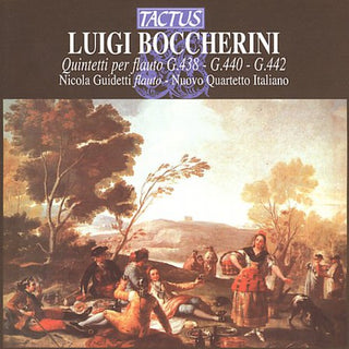 the album cover for Boccherini / Guidetti / Nuovo Quartetto Italiano - Flute Quintets