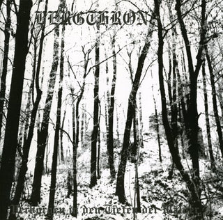the album cover for Bergthron - Verborgen In Den Tiefen Der Walder
