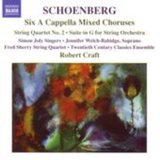 the album cover for Robert Craft - Six a Cappella Mixed Choruses