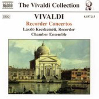 the album cover for LÃ¡szlÃ³ KecskemÃ©ti - Recorder Concertos