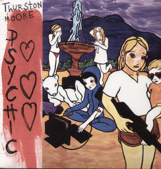 the album cover for Thurston Moore - Psychic Hearts