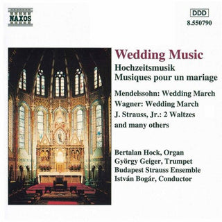 the album cover for Bertalan Hock - Wedding Music / Various