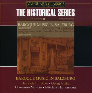 the album cover for Concentus Musicus - Baroque Music in Salzburg