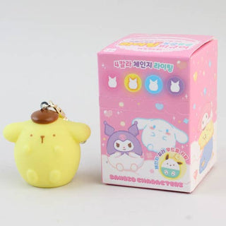 Sanrio Mood Lighting Charaters Figure Key RIng Zipper Charm (Blind Box)