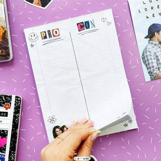 Pipsticks Gilmore Girls Rory's Pro & Con Notepad