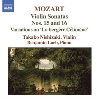 the album cover for TAKAKO NISHIZAKI - Violin Sonatas No 15 & 16