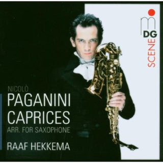 the album cover for N. Paganin - Caprices Arr for Saxophone