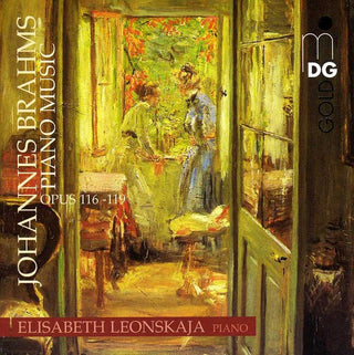 the album cover for Brahms / Leonskaja - Fantasien Op 116