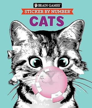 Sticker by Number: Cats (Volume 2)