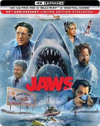 Jaws 50th Anniversary Limited Edition (4K Steelbook, Sealed)