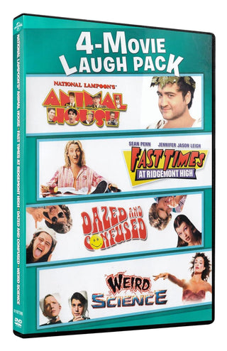 4 Movie Laugh Pack: Animal House/Fast Times At Ridgemont High/Dazed and Confused/Weird Science