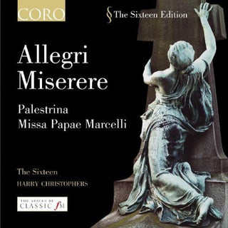 the album cover for Harry Christophers - Allegri Miserere