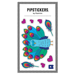 Big Puffy Peacock Sticker