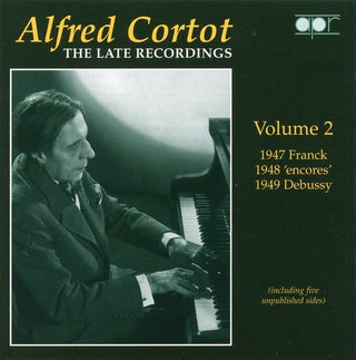 the album cover for ALFRED CORTOT - Late Recordings 2