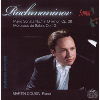 the album cover for Martin Cousin - Sonata for Piano No 1 in D-Minor Op 28