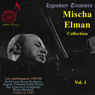 the album cover for Mischa Elman - Mischa Elman Collection Vol. 1