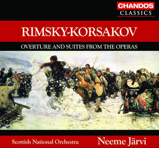 the album cover for Neeme JÃ¤rvi - Overture & Suites from the Operas