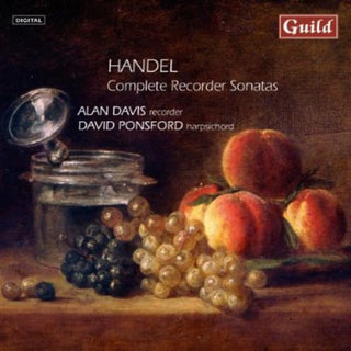 the album cover for Alan Davis - Complete Recorder Sonatas
