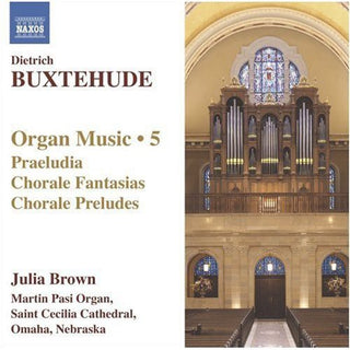 the album cover for Julia Brown - Organ Music 5