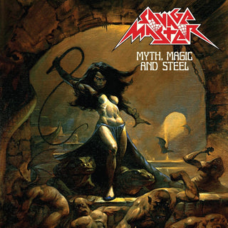Savage Master- Myth, Magic & Steel ("Crystal Blazer" Clear/Blue Mix Vinyl) (Used Vinyl)