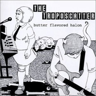 the album cover for Troposcatter - Butter Flavored Halon