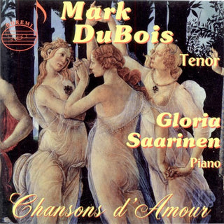 the album cover for Mark Dubois - Chanson D'amour