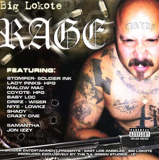 the album cover for Big Lokote - Rage [PA]