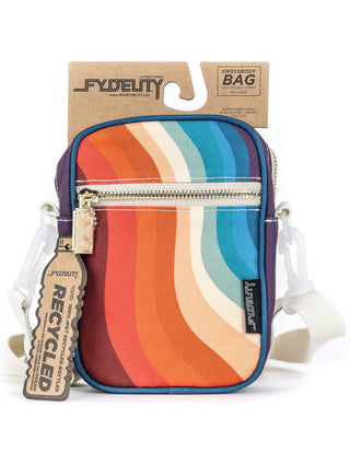 Fydelity Small Crossbody Shoulder Bag - Groovy