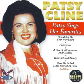 the album cover for Patsy Cline - Patsy Sings Her Favorites