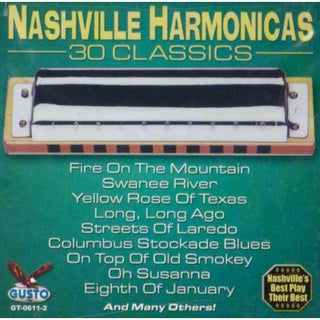 the album cover for Nashville Harmonicas - 30 Classics