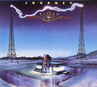 the album cover for Journey - Raised on Radio