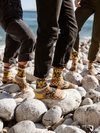 Solmate Honey Bee Crew Socks