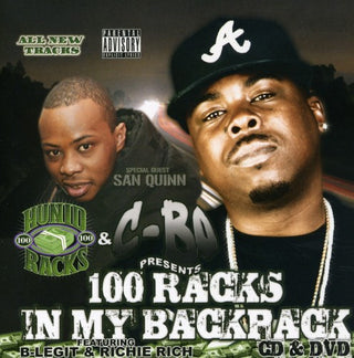 the album cover for C-BO - 100 Racks in My Backpack