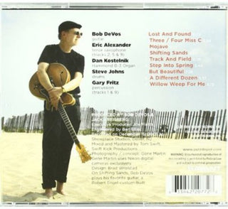 the album cover for Bob Devos - Shifting Sands
