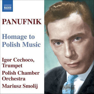 the album cover for A. PANUFNIK - Homage to Polish Music