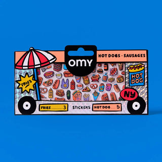 OMY Hot Dog Shop Boutique Stickers