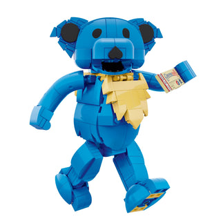 Grateful Dead Stealie Blue Dancing Bear Brickcraft Building Brick Kit