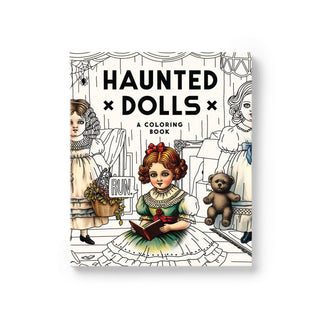 Haunted Dolls Coloring Book